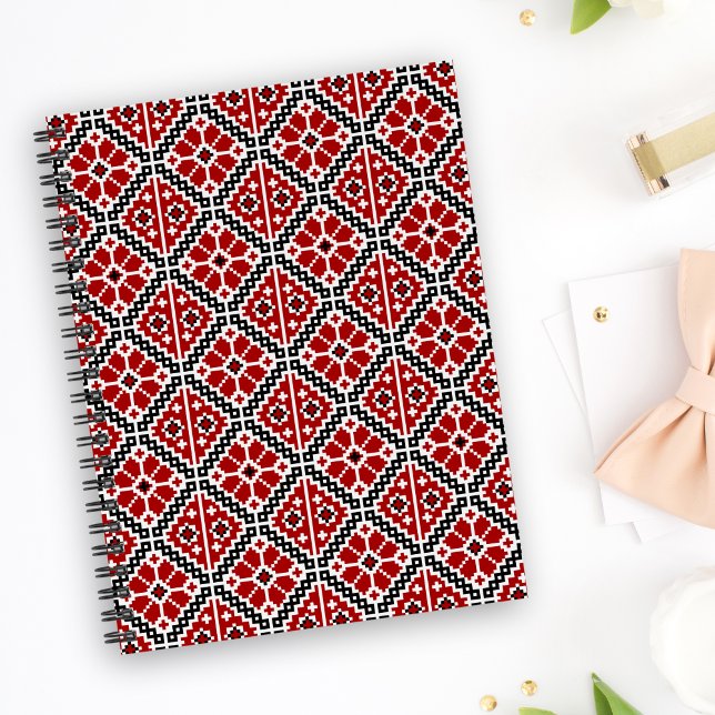 Slavic Ethnic Embroidery, Balkan Traditional Notebook (Creator Uploaded)
