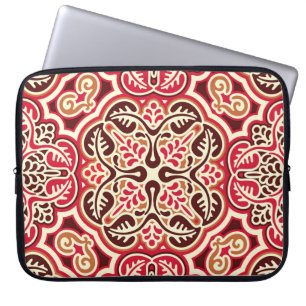 Slavic Ornament Vintage Seamless Pattern Laptop Sleeve