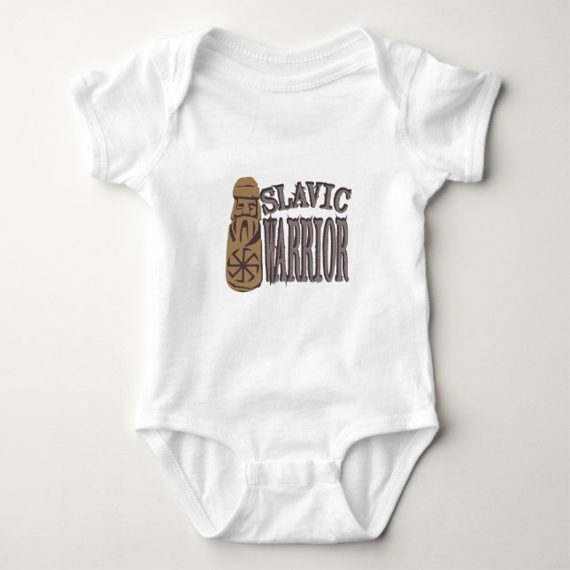 Slavic Warrior Baby Bodysuit (Front)