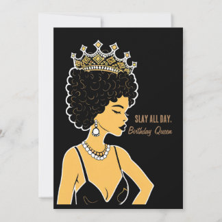 Slay All Day" Birthday Card for the Birthday Queen