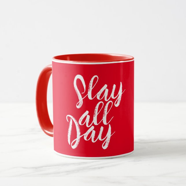 SLAY ALL DAY MUG (Front Left)