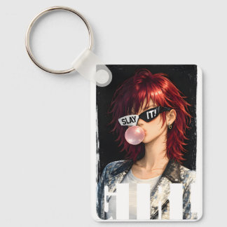 SLAY IT! – Bubble-gum Rebel Collection Key Ring