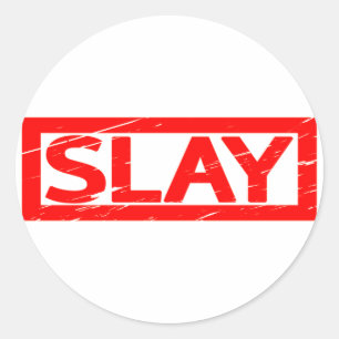 Slay Stamp Classic Round Sticker