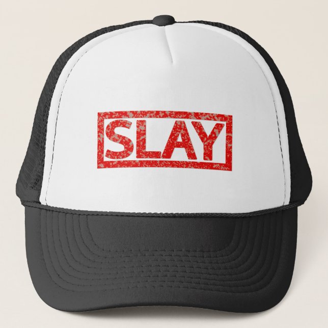 Slay Stamp Trucker Hat (Front)