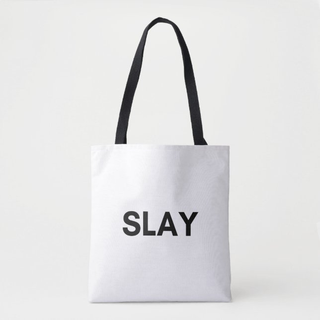 slay tote bag (Front)