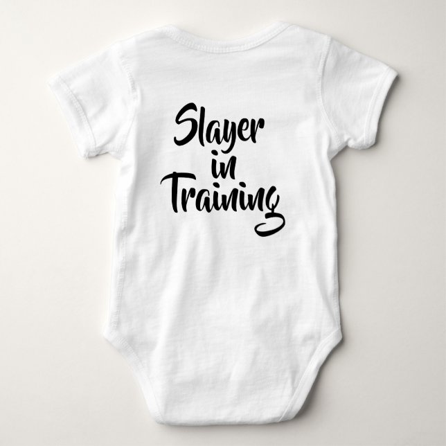 Slayer Baby Baby Bodysuit (Back)
