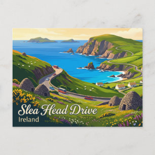 Slea Head Drive Ireland Postcard