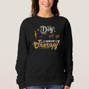 Sled Dog Racing Mushing Dogs Siberian Husky Alaska Sweatshirt