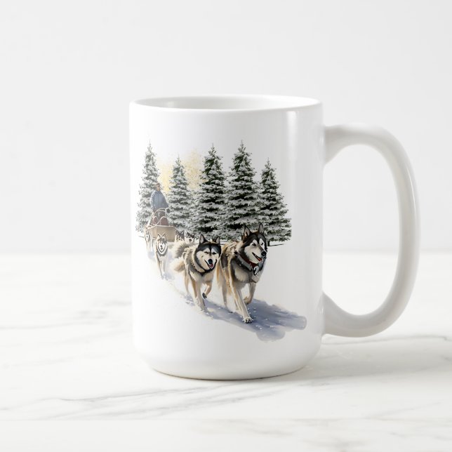 Sled Dogs Mug (Right)