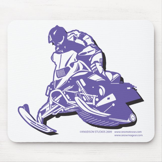 SLEDDER-Purp Mouse Pad (Front)