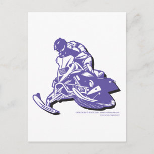 SLEDDER-Purp Postcard
