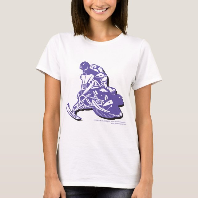 SLEDDER-Purp T-Shirt (Front)