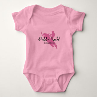 Sleddin' Rocks! Baby Bodysuit