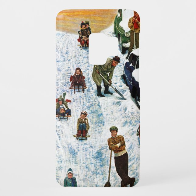 Sledding and Digging Out Case-Mate Samsung Galaxy Case (Back)