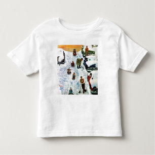 Sledding and Digging Out Toddler T-Shirt