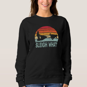 sledding huskies retro alaska sled dog dog sled ri sweatshirt