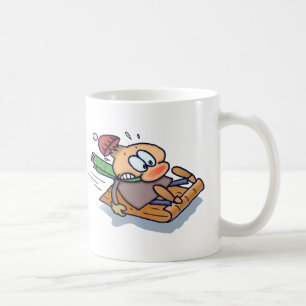 Sledding, I Brake For Nobody! Coffee Mug