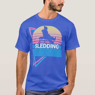 Sledding Retro T-Shirt