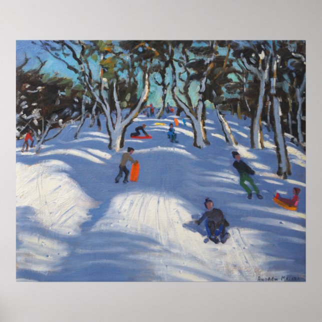 Sledging at Ladmanlow 2012 Poster (Front)
