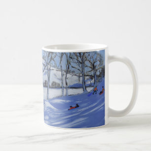 Sledging Derbyshire Peak District 2012 Coffee Mug