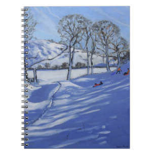 Sledging Derbyshire Peak District 2012 Notebook