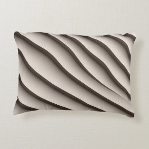 Sleek 3D pattern Design Throw Pillow