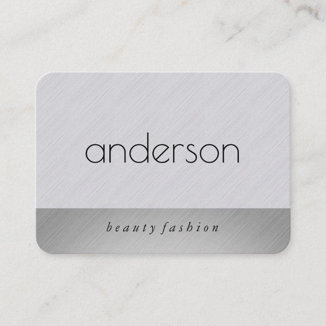 Sleek and Modern Business Card (Front)