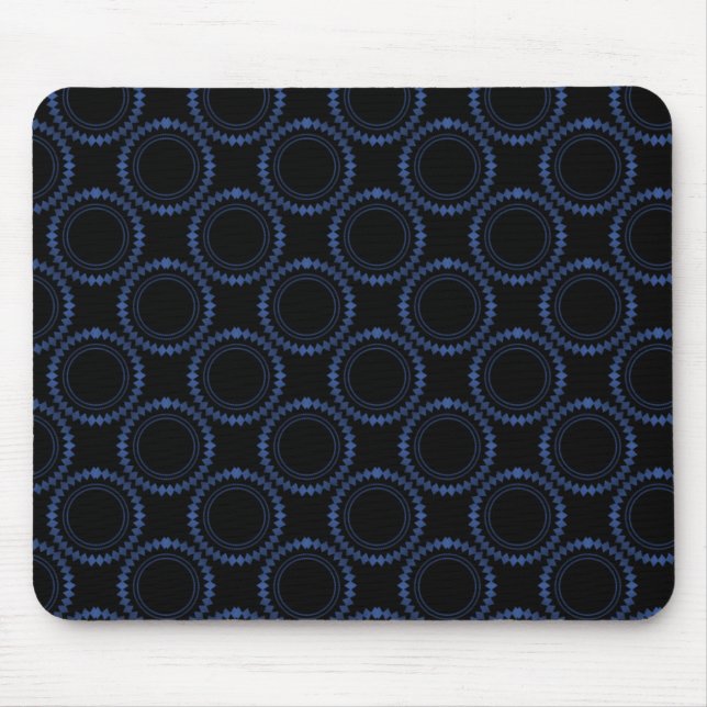 Sleek and Polished Mousepad, Royal Blue Mouse Pad (Front)