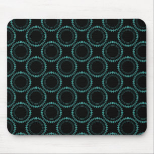 Sleek and Polished Mousepad, Turquoise Mouse Pad