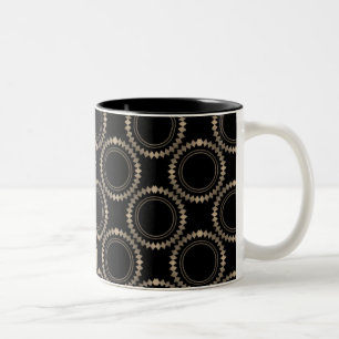Sleek and Polished Mug, Champagne Two-Tone Coffee Mug