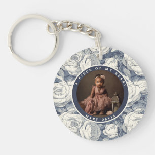 Sleek Anniversary Gifts For Her Rose Flower Key Ring