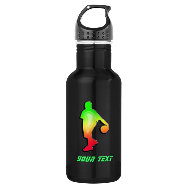 Sleek Basketball 532 Ml Water Bottle (Front)