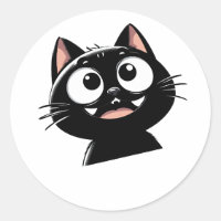 Sleek Black Cat Design