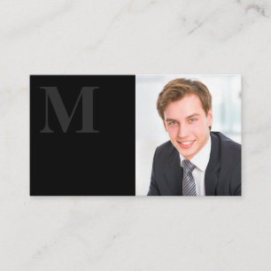 Sleek Black   Executive Business Card