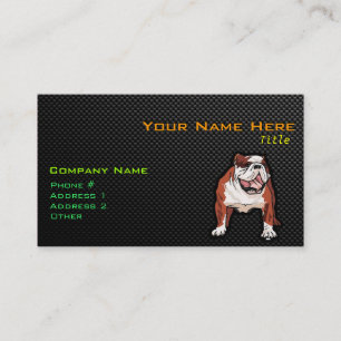 Sleek Bulldog Business Card