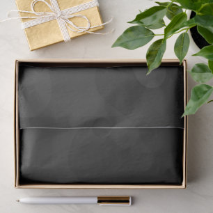 Sleek Camo Deep Black Dark Charcoal Tones Modern Tissue Paper