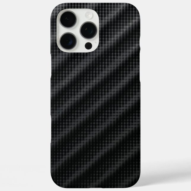 Sleek Carbon Fiber Texture, Modern Design Case-Mate iPhone Case (Back)