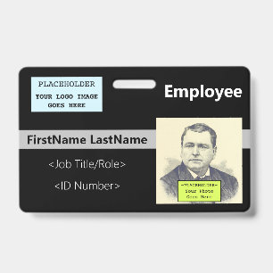 Sleek, Contemporary Employee ID Badge