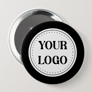Sleek, contemporary, polished,& customisable. 10 Cm Round Badge