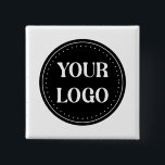 Sleek, contemporary, polished,& customisable 15 cm square badge<br><div class="desc">EVERYONE CAN USE THIS DESIGN.You are free to add,  edit,  or resize the logo,  photo,  text,  and colours as you choose.Many thanks.</div>