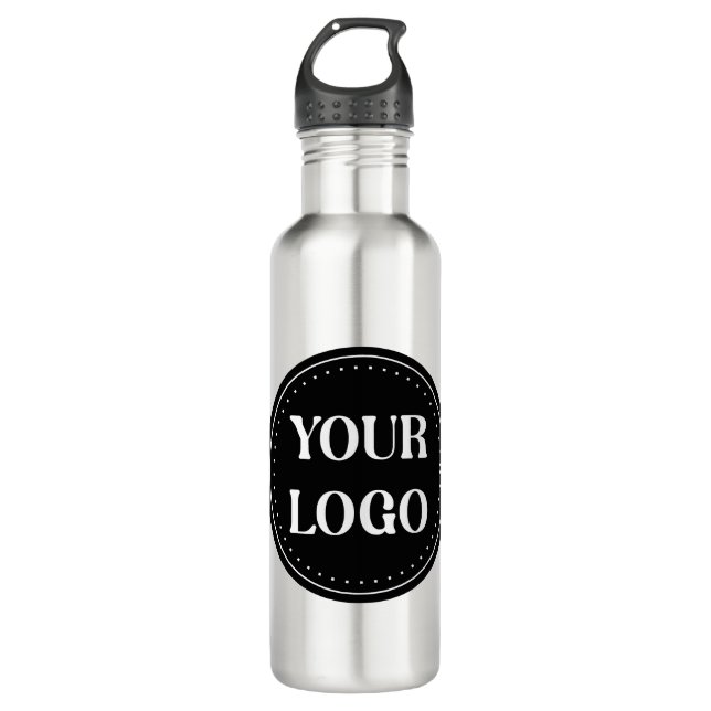 Sleek, contemporary, polished,& customisable 710 ml water bottle (Front)