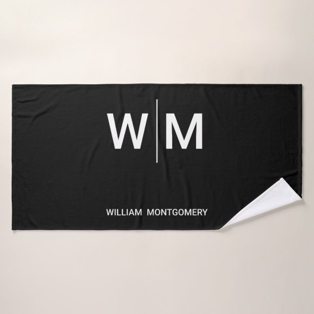 Sleek, contemporary, polished, & customisable. bath towel (Bath Towel)