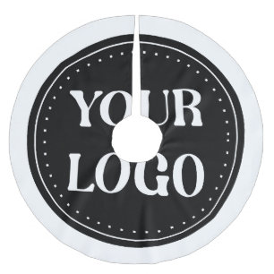 Sleek, contemporary, polished,& customisable brushed polyester tree skirt