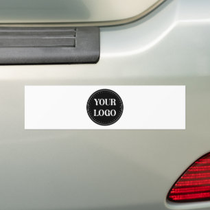 Sleek, contemporary, polished,& customisable bumper sticker