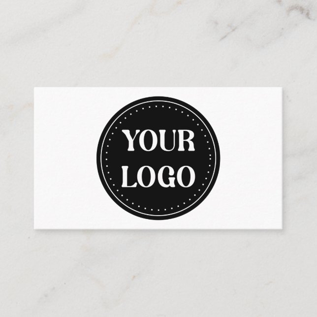 Sleek, contemporary, polished,& customisable business card (Front)