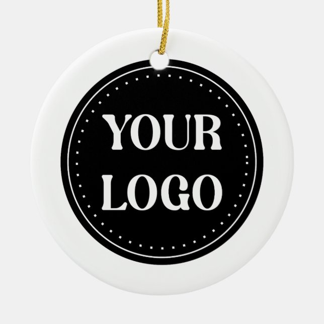 Sleek, contemporary, polished,& customisable ceramic ornament (Front)