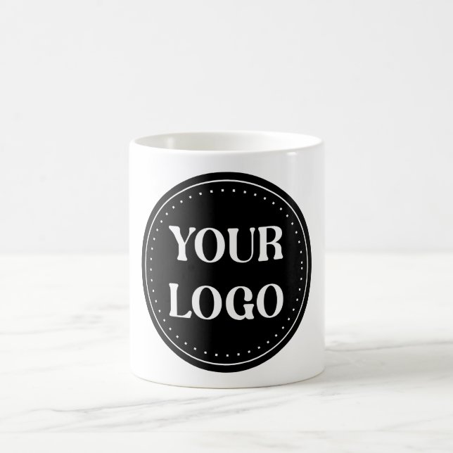 Sleek, contemporary, polished,& customisable coffee mug (Center)