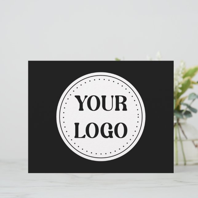  Sleek, contemporary, polished,& customisable. Custom Letterhead (Standing Front)