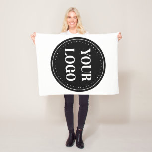 Sleek, contemporary, polished,& customisable fleece blanket