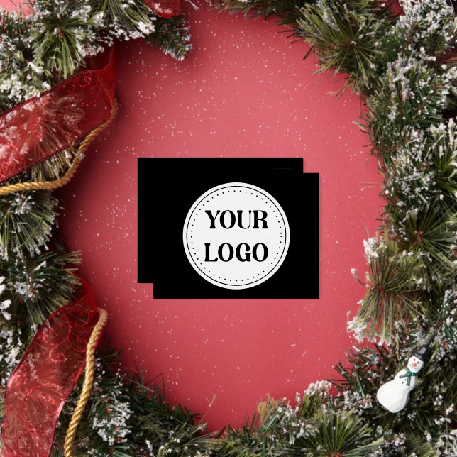  Sleek, contemporary, polished,& customisable. Foil Holiday Postcard (Insitu)